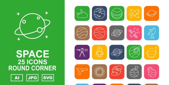 Набор иконок на тему weather