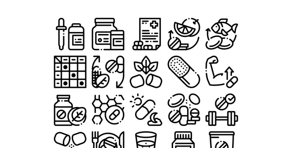 Набор иконок на тему medical