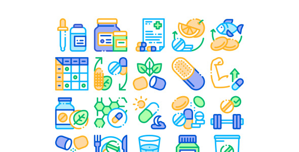 Набор иконок на тему medical