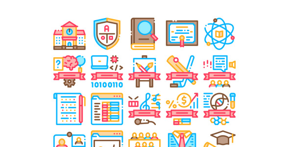 Набор иконок на тему финансы