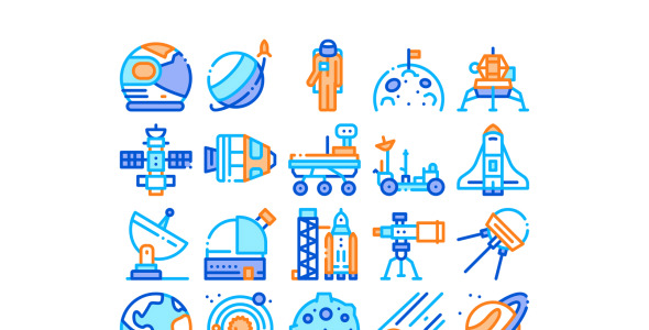 Набор иконок на тему science