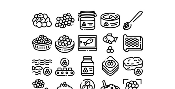 Набор иконок на тему food