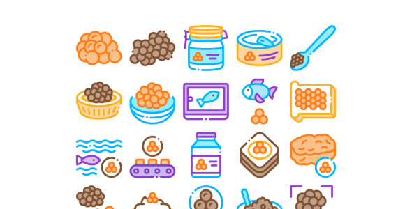 Набор иконок на тему food