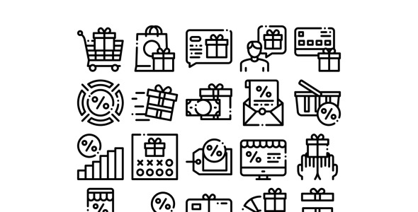 Набор иконок на тему финансы