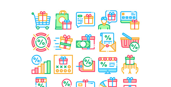 Набор иконок на тему финансы