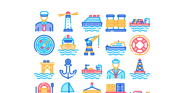 Набор иконок на тему transport