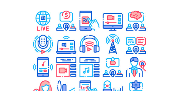 Набор иконок на тему music