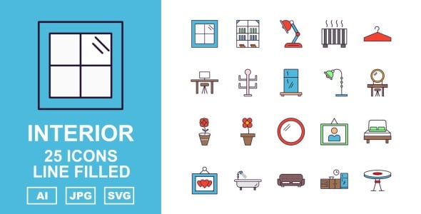 Набор иконок на тему city