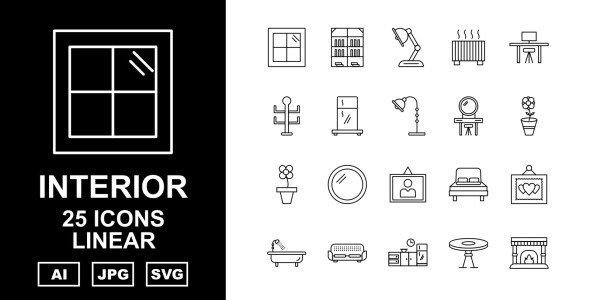 Набор иконок на тему city