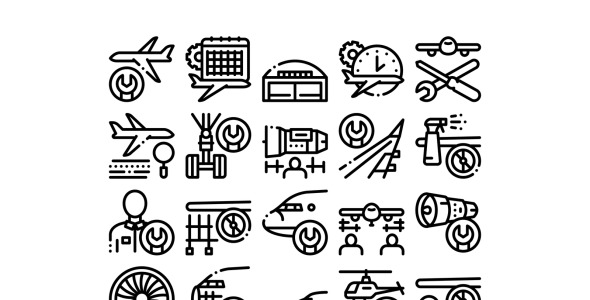 Набор иконок на тему transport