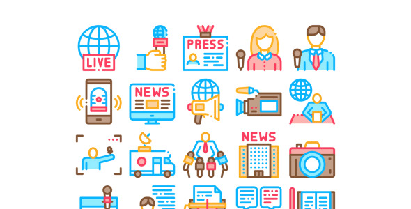 Набор иконок на тему text