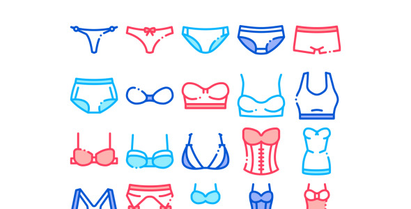 Набор иконок на тему beauty