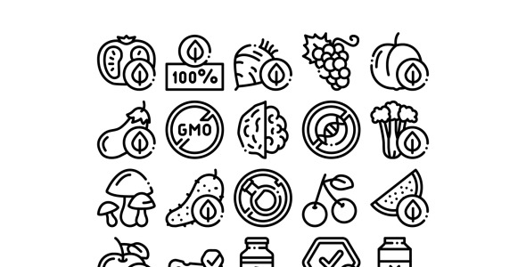 Набор иконок на тему nature