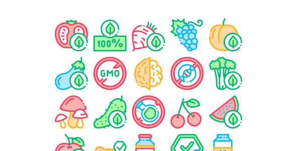 Набор иконок на тему nature