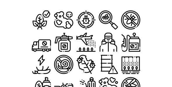 Набор иконок на тему industrial