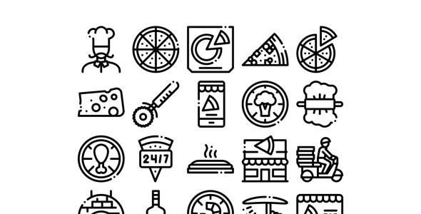 Набор иконок на тему food