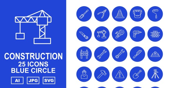 Набор иконок на тему industrial