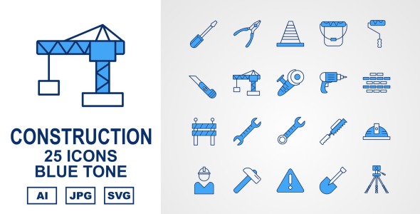 Набор иконок на тему industrial