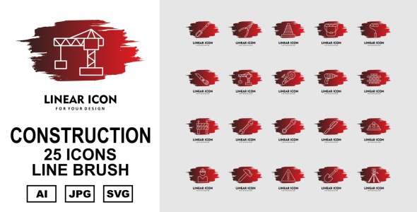 Набор иконок на тему industrial