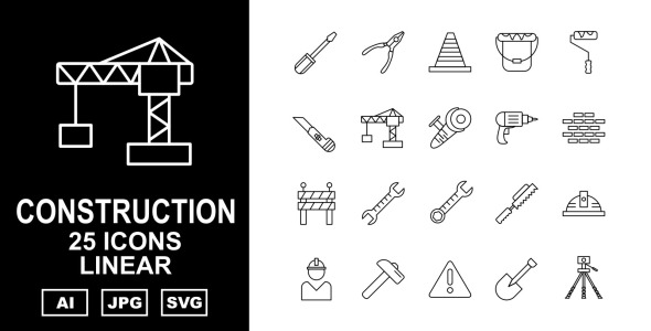 Набор иконок на тему industrial