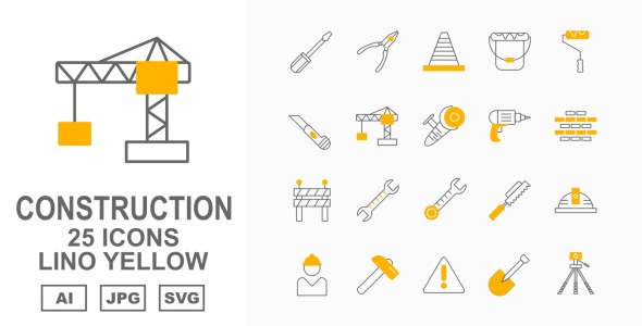 Набор иконок на тему industrial