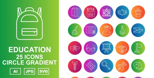 Набор иконок на тему science