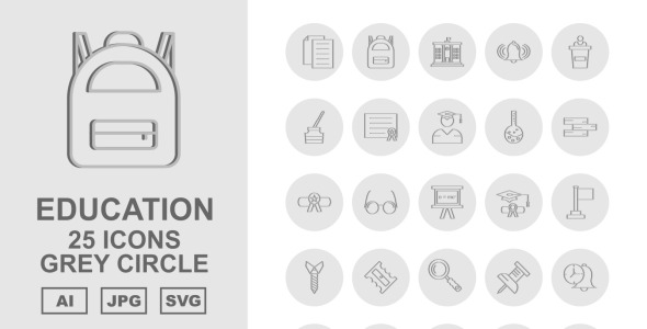 Набор иконок на тему science