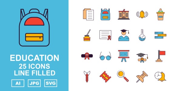 Набор иконок на тему science