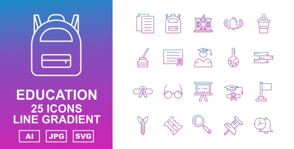 Набор иконок на тему science