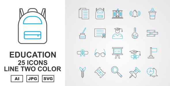 Набор иконок на тему science