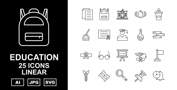 Набор иконок на тему science