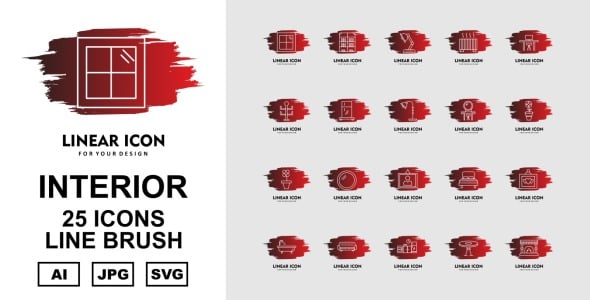 Набор иконок на тему city