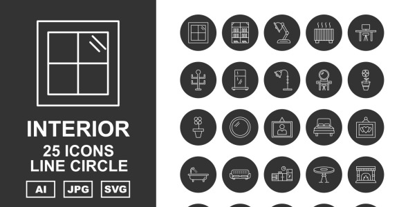 Набор иконок на тему city