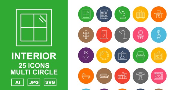 Набор иконок на тему city