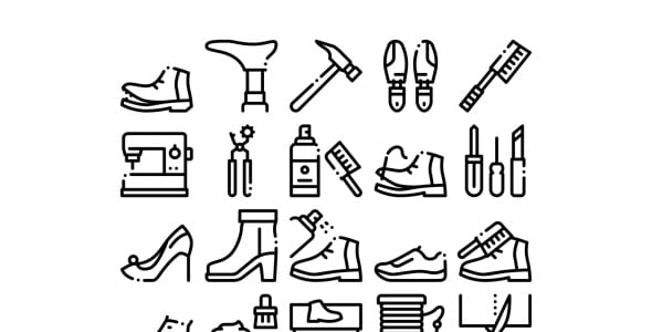 Набор иконок на тему beauty