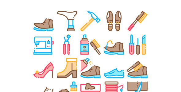 Набор иконок на тему beauty