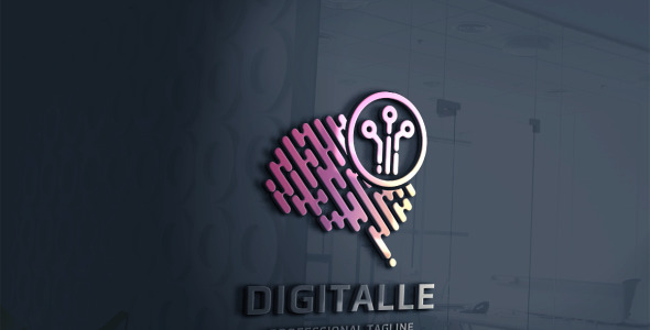 Шаблон логотипа на тему графика