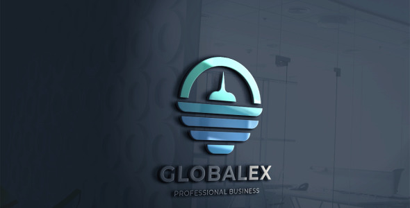 Шаблон логотипа на тему графика