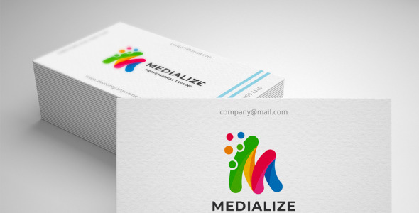 Шаблон логотипа на тему графика