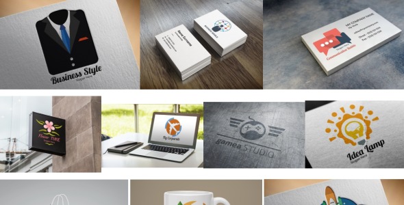 Шаблон логотипа на тему графика