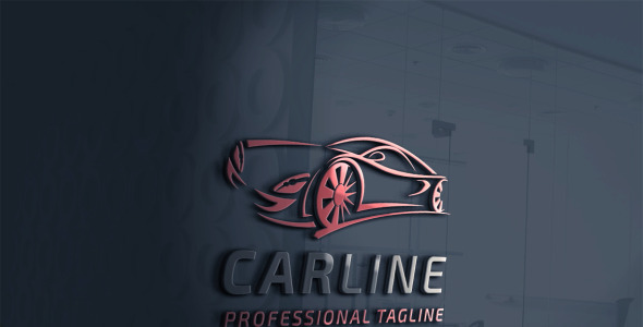 Шаблон логотипа на тему графика