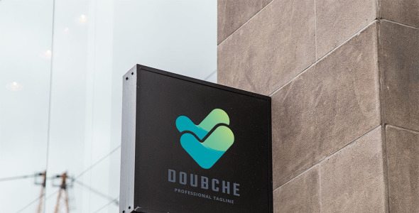 Шаблон логотипа на тему графика