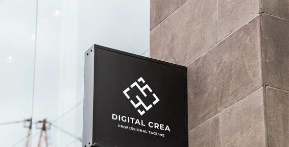 Шаблон логотипа на тему графика