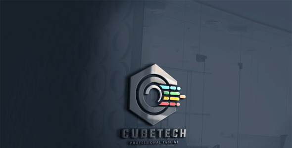 Шаблон логотипа на тему графика