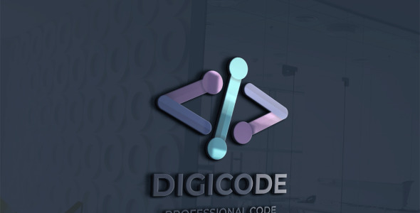 Шаблон логотипа на тему графика