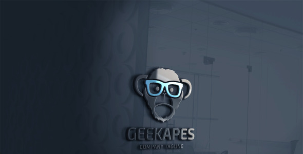 Шаблон логотипа на тему графика