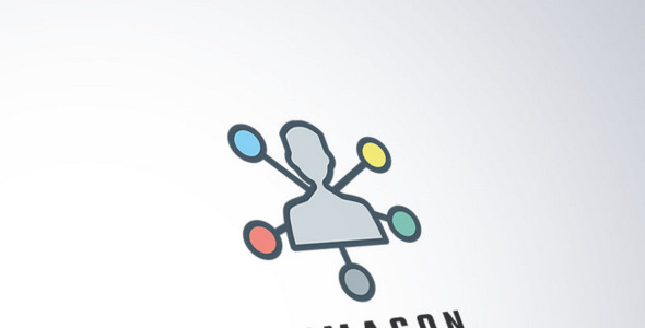 Шаблон логотипа на тему графика