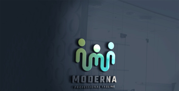 Шаблон логотипа на тему графика