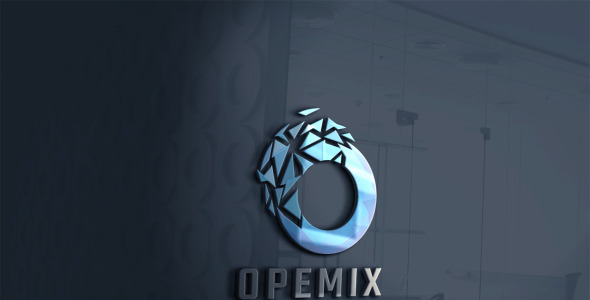 Шаблон логотипа на тему графика