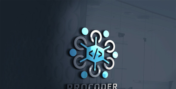 Шаблон логотипа на тему графика